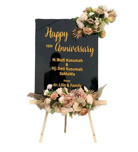 Papan Bunga Akrilik Wuran